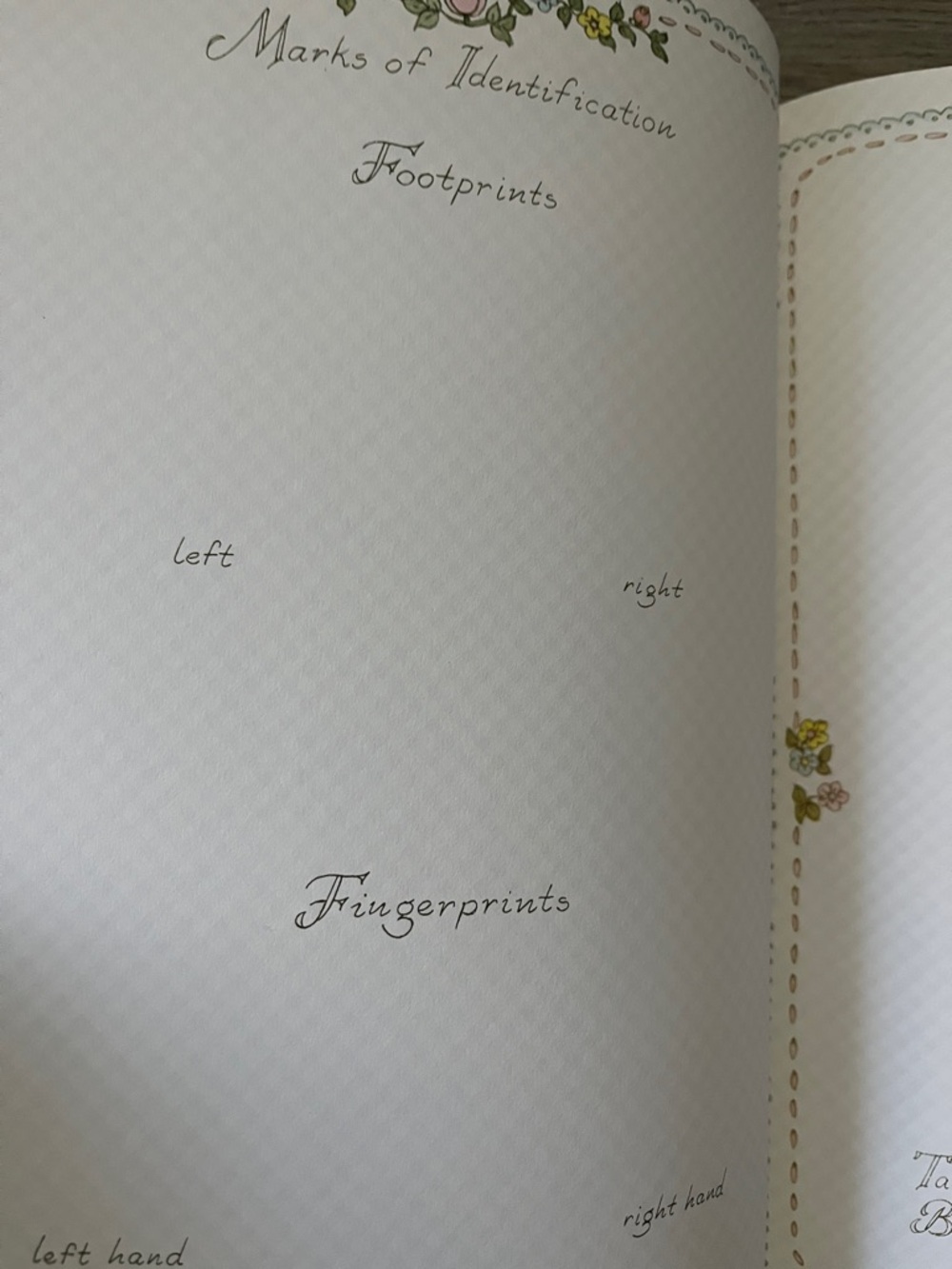 Precious Moments Vintage Baby's Milestones Memory Book - White, Pink, Blue - Picture 5 of 5